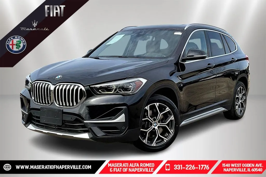 Black 2021 BMW X1 xDrive28i for sale in Naperville, IL