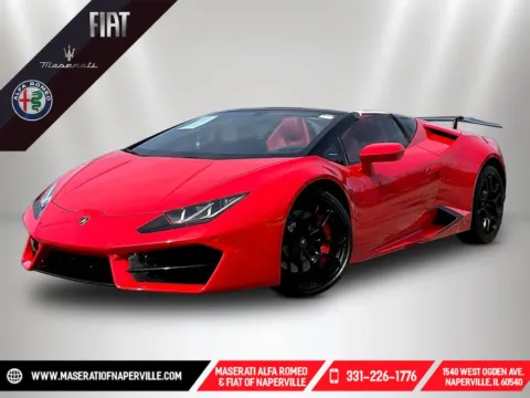 Red 2018 Lamborghini Huracan LP580-2S for sale in Naperville, IL