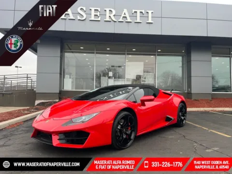 Red 2018 Lamborghini Huracan LP580-2S for sale in Naperville, IL
