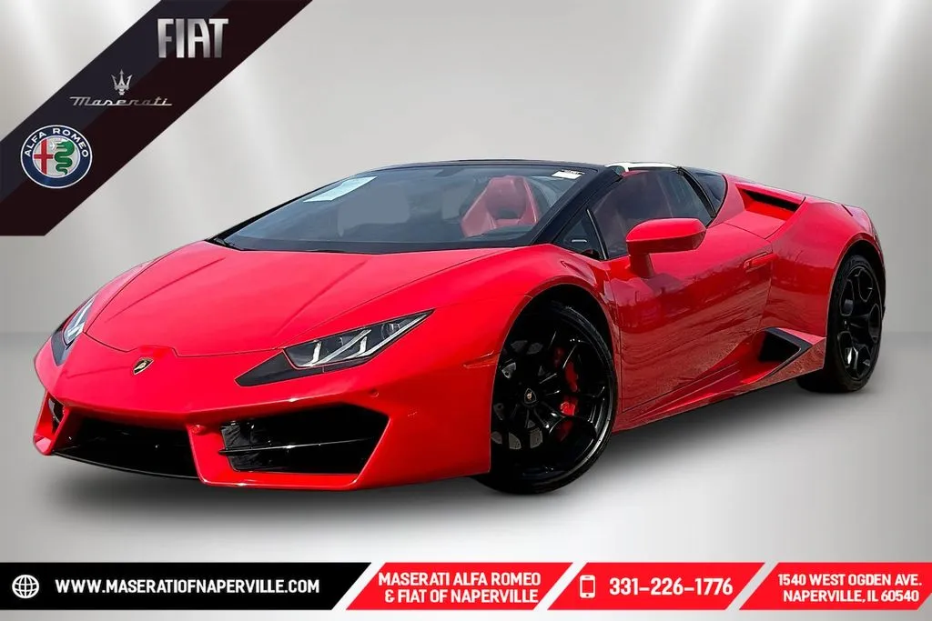 Red 2018 Lamborghini Huracan LP580-2S for sale in Naperville, IL