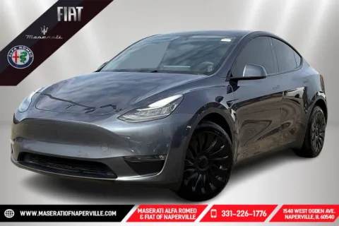 Blue 2021 Tesla Model Y Long Range for sale in Naperville, IL