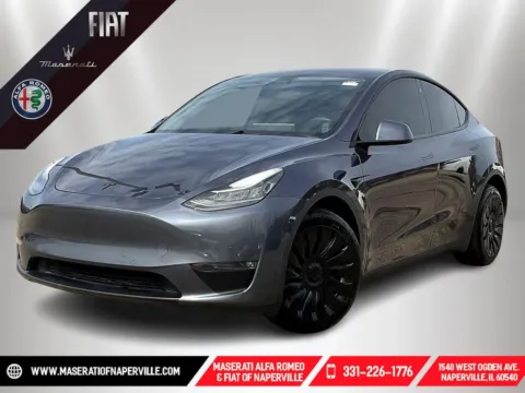 Blue 2021 Tesla Model Y Long Range for sale in Naperville, IL