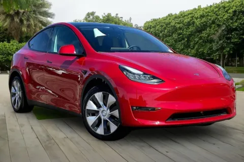 Another view of 2021 Tesla Model Y Long Range for sale in Naperville, IL at Maserati Alfa Romeo of Naperville