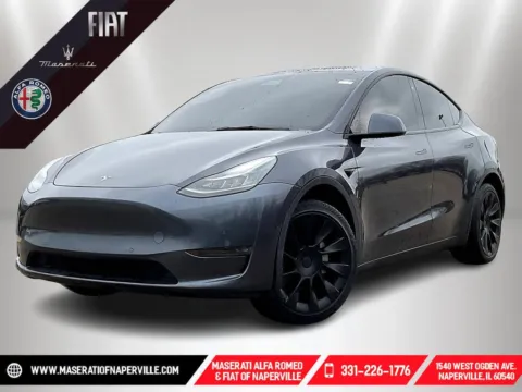 Blue 2021 Tesla Model Y Long Range for sale in Naperville, IL