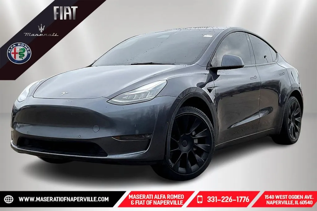 Blue 2021 Tesla Model Y Long Range for sale in Naperville, IL