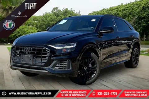 Black 2021 Audi Q8 55 Premium for sale in Naperville, IL