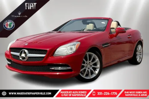 Yellow 2016 Mercedes-Benz SLK 300 for sale in Naperville, IL