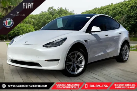White 2021 Tesla Model Y Long Range for sale in Naperville, IL