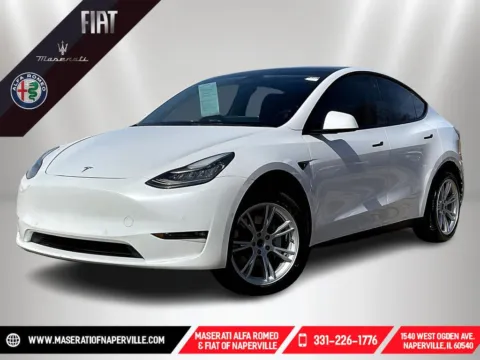 White 2021 Tesla Model Y Long Range for sale in Naperville, IL