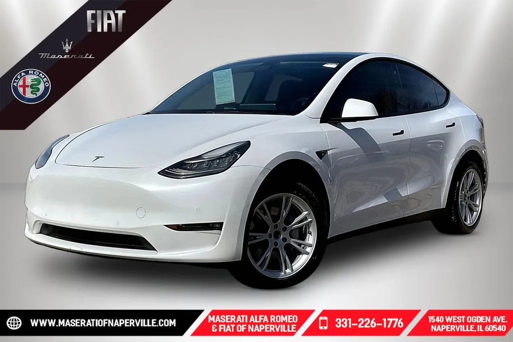 White 2021 Tesla Model Y Long Range for sale in Naperville, IL