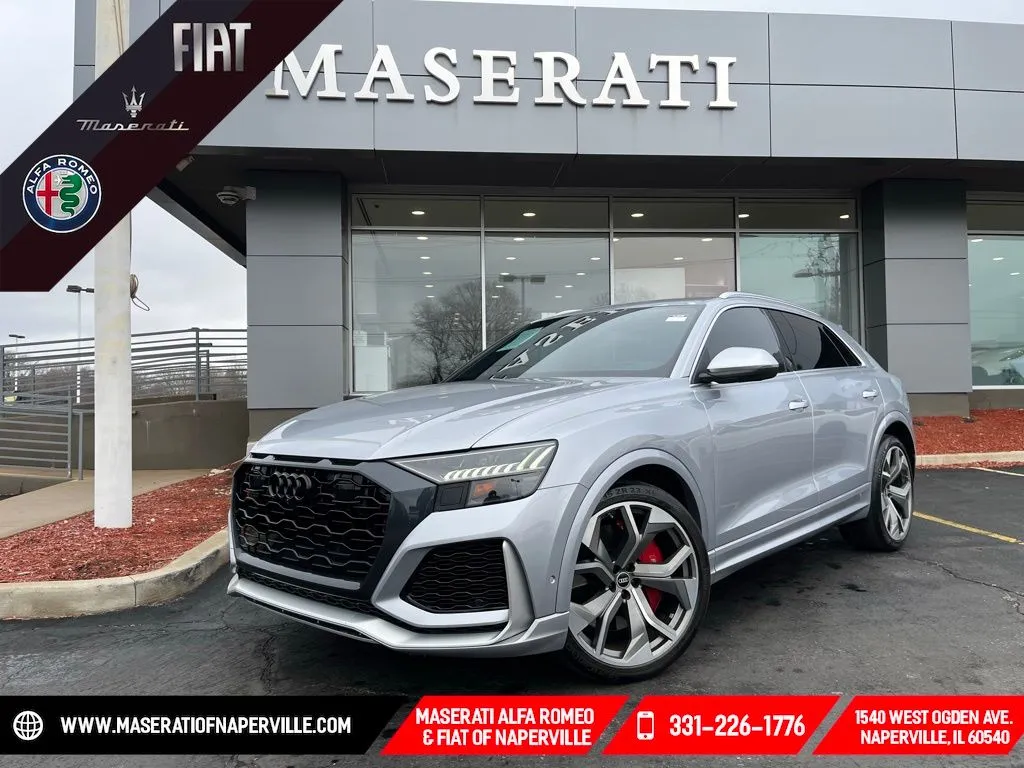 Silver 2021 Audi RS Q8 4.0T for sale in Naperville, IL