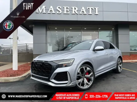 Silver 2021 Audi RS Q8 4.0T for sale in Naperville, IL