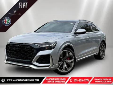 Silver 2021 Audi RS Q8 4.0T for sale in Naperville, IL