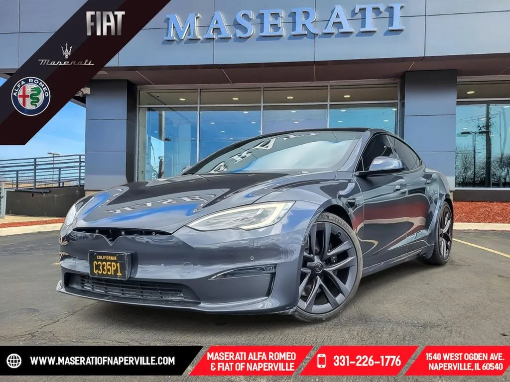 Blue 2021 Tesla Model S Long Range for sale in Naperville, IL