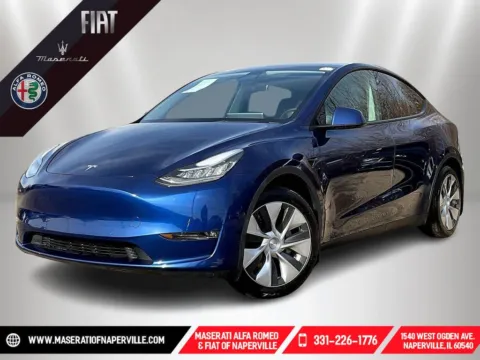 Blue 2021 Tesla Model Y Long Range for sale in Naperville, IL