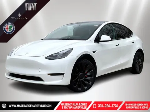 White 2025 Tesla Model Y Performance for sale in Naperville, IL