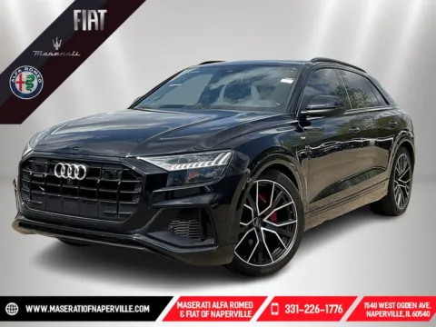 Black 2020 Audi Q8 55 Premium Plus for sale in Naperville, IL