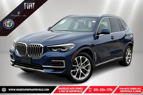 Blue 2022 BMW X5 xDrive40i for sale in Naperville, IL