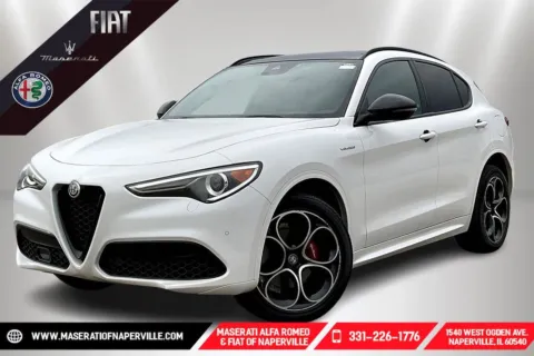 White 2023 Alfa Romeo Stelvio Veloce for sale in Naperville, IL
