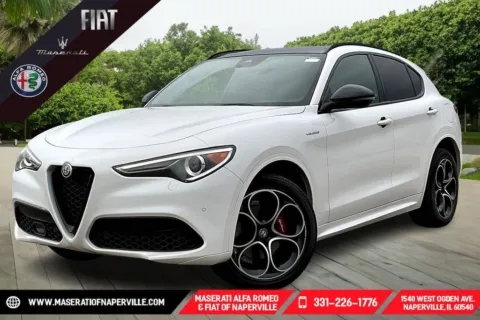 White 2023 Alfa Romeo Stelvio Veloce for sale in Naperville, IL