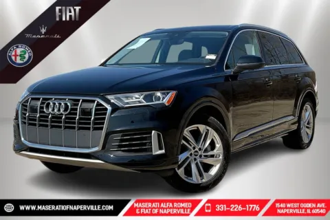 Black 2023 Audi Q7 55 Premium Plus for sale in Naperville, IL