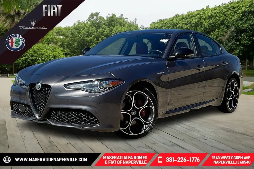 Gray 2022 Alfa Romeo Giulia Veloce for sale in Naperville, IL