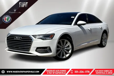 White 2020 Audi A6 2.0T Premium for sale in Naperville, IL