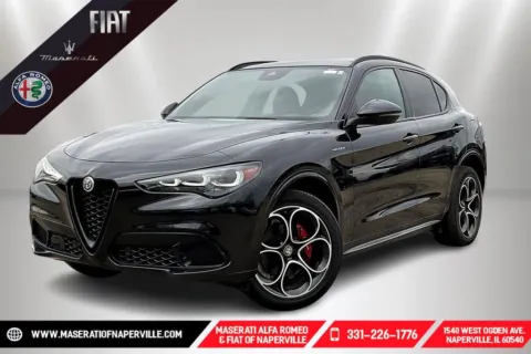 Black 2024 Alfa Romeo Stelvio Veloce for sale in Naperville, IL