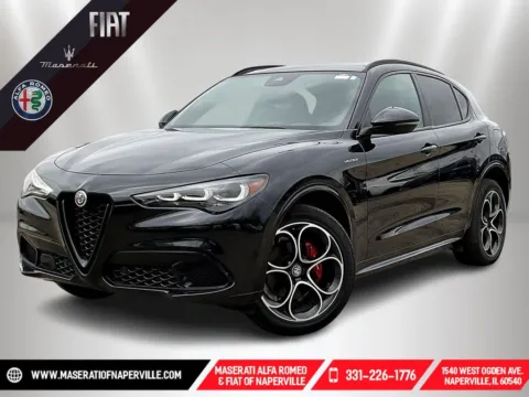 Black 2024 Alfa Romeo Stelvio Veloce for sale in Naperville, IL