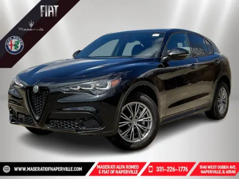 Black 2024 Alfa Romeo Stelvio Sprint for sale in Naperville, IL