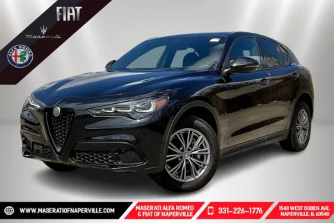 Black 2024 Alfa Romeo Stelvio Sprint for sale in Naperville, IL