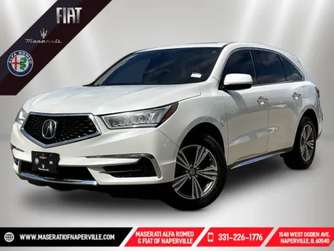 White 2020 Acura MDX 3.5L for sale in Naperville, IL