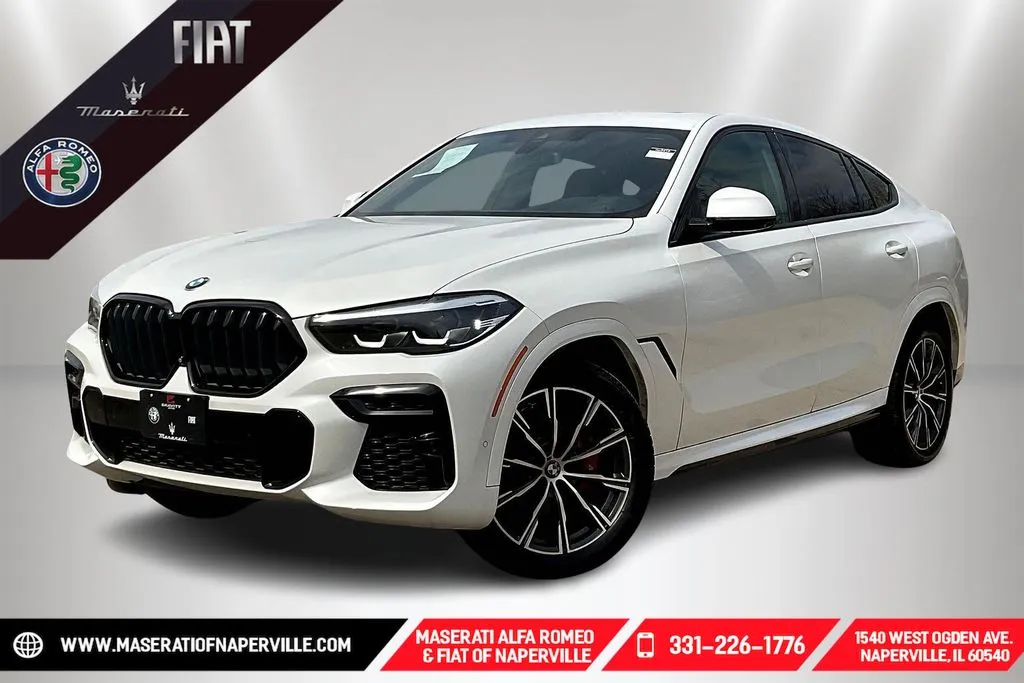 White 2022 BMW X6 xDrive40i for sale in Naperville, IL