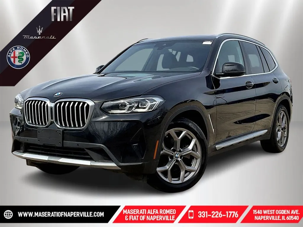 Black 2023 BMW X3 xDrive30i for sale in Naperville, IL