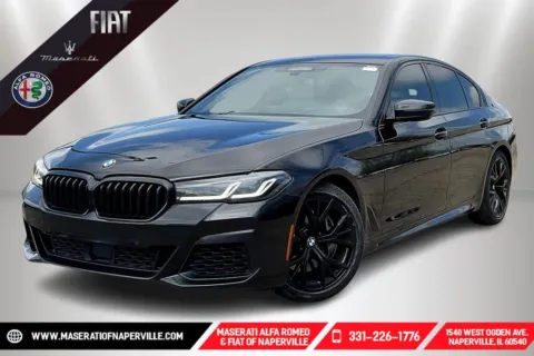 Black 2022 BMW 5 Series 540i xDrive for sale in Naperville, IL
