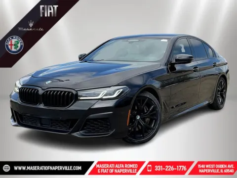 Black 2022 BMW 5 Series 540i xDrive for sale in Naperville, IL