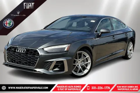 Black 2023 Audi A5 Sportback 45 S line Premium Plus for sale in Naperville, IL