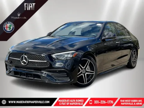 Black 2022 Mercedes-Benz C-Class C 300 for sale in Naperville, IL
