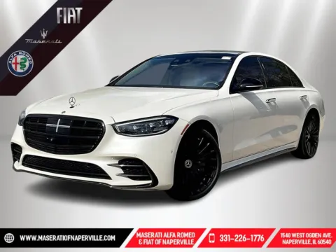White 2023 Mercedes-Benz S-Class S 500 for sale in Naperville, IL