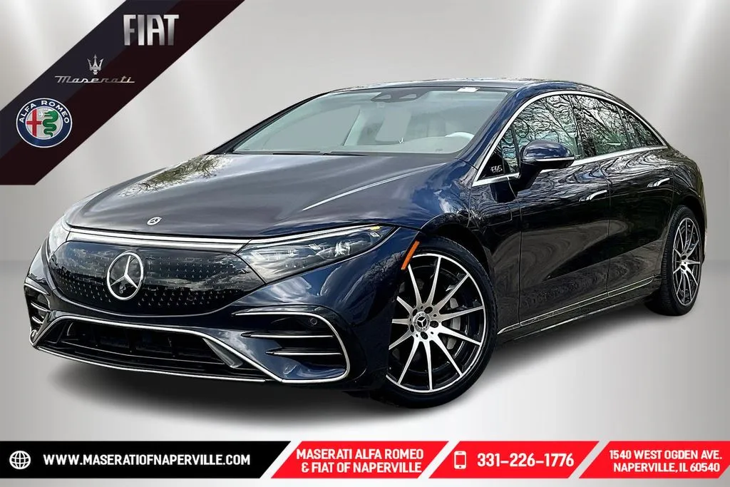 Blue 2022 Mercedes-Benz EQS 450 for sale in Naperville, IL