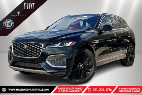 Black 2021 Jaguar F-PACE P400 R-Dynamic S for sale in Naperville, IL