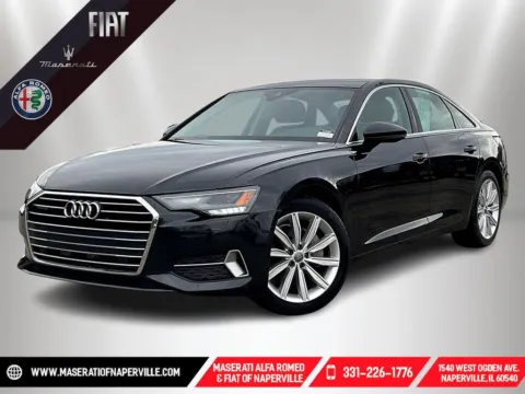 Black 2020 Audi A6 quattro Premium 45 TFSI for sale in Naperville, IL