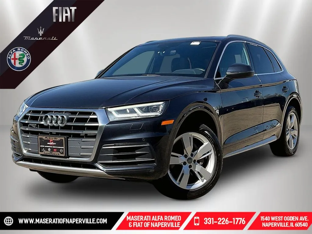 Blue 2019 Audi Q5 2.0T Premium Plus for sale in Naperville, IL