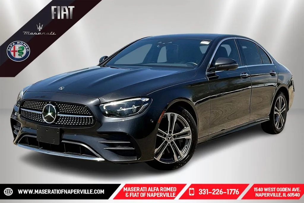 Black 2021 Mercedes-Benz E-Class E 350 for sale in Naperville, IL