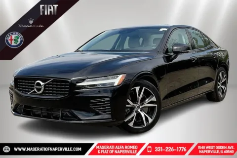 Black 2022 Volvo S60 Recharge Plug-In Hybrid T8 R-Design Expression for sale in Naperville, IL