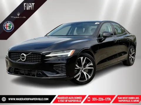 Black 2022 Volvo S60 Recharge Plug-In Hybrid T8 R-Design Expression for sale in Naperville, IL