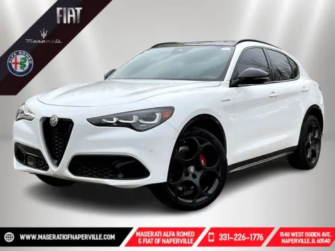 White 2024 Alfa Romeo Stelvio Veloce for sale in Naperville, IL
