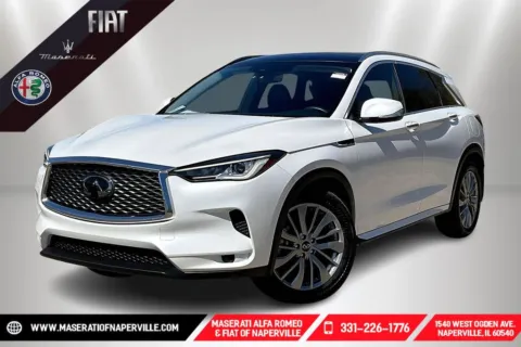 White 2023 INFINITI QX50 LUXE for sale in Naperville, IL