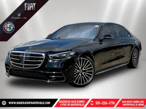 Black 2023 Mercedes-Benz S-Class S 580 for sale in Naperville, IL
