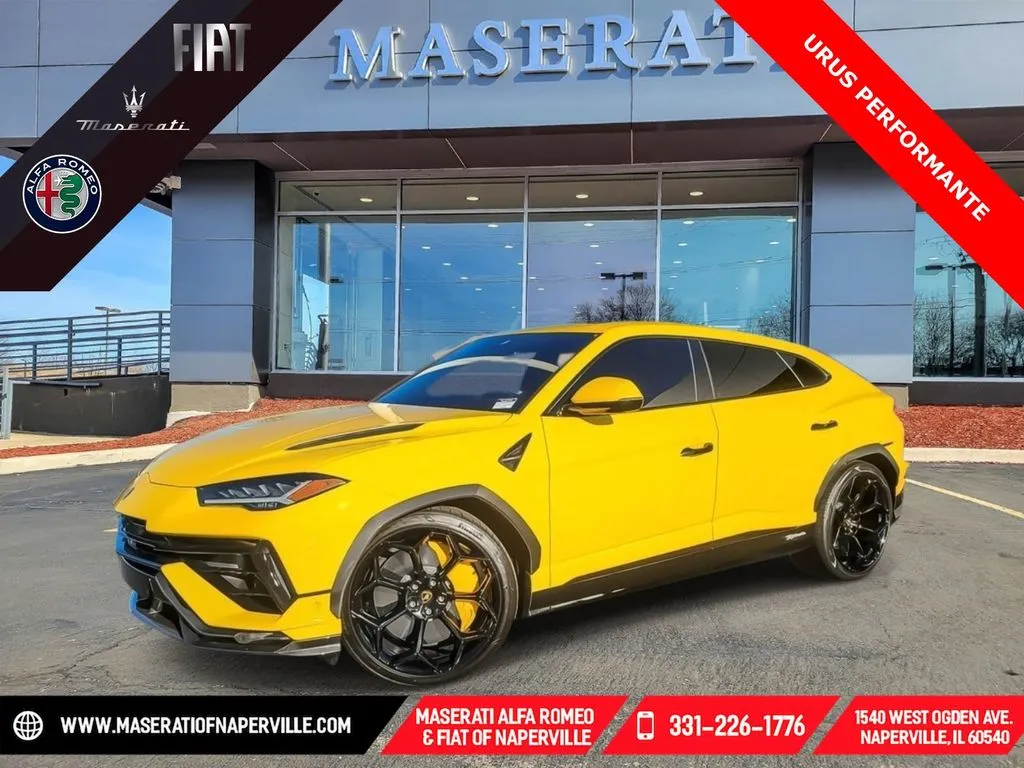 Yellow 2023 Lamborghini Urus Performante for sale in Naperville, IL